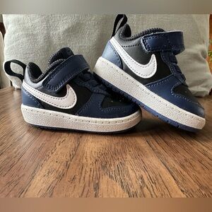 Nike Kids Navy and White Sneakers